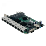 RouterBOARD MikroTik RB493G con 9 puertos Gigabit Ethernet y 3 ranuras miniPCI