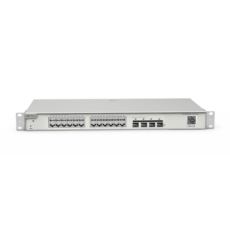 RG-NBS5200-24GT4XS Switch 10G Admin L2+ 24P, 24P Gbit RJ45, 4SFP+ de 10G