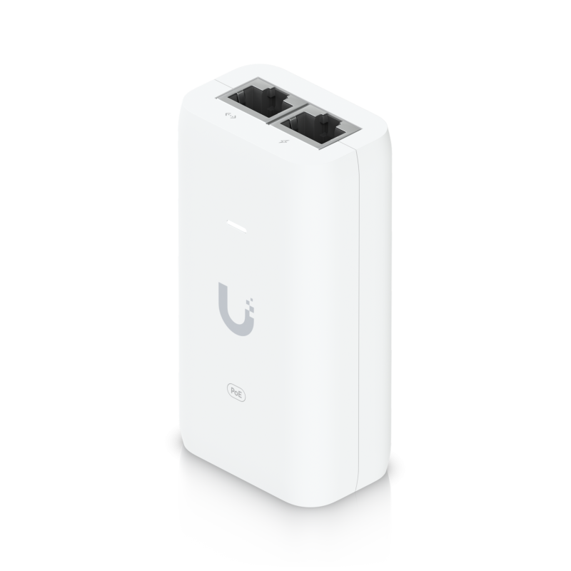 Ubiquiti U-POE | Inyector PoE Gigabit 802.3af de 48 V y 15,3 W