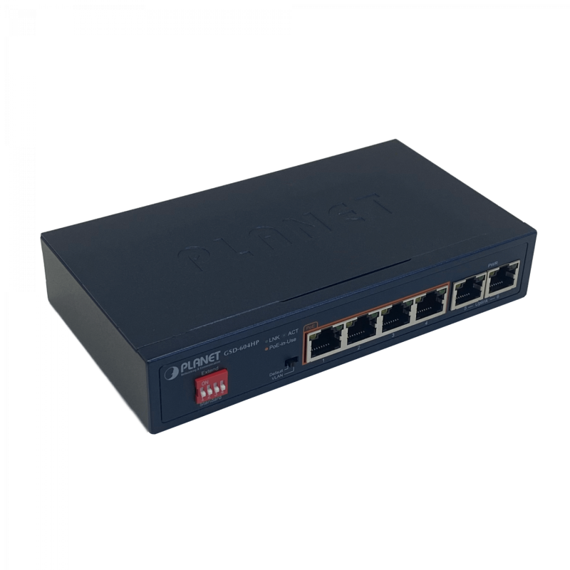 PLANET GSD-604HP | No-Admin < 13-PoE