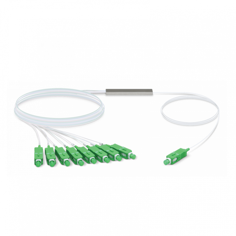 Ubiquiti UF-SPLITTER-8 | Splitter PLC GPON 1:8 con conectores SC/APC