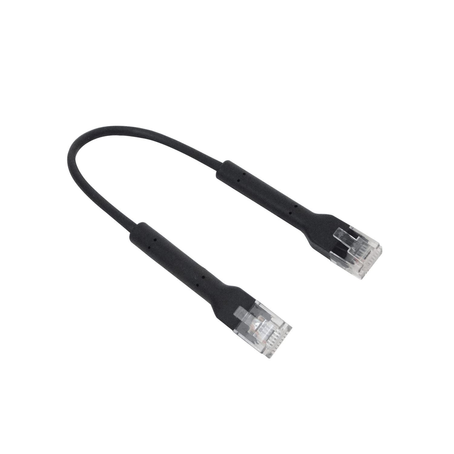 Ubiquiti NUP-01 | Cable patch Cat6 negro de 10 cm
