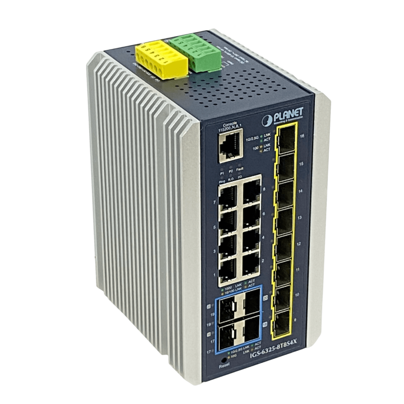 PLANET IGS-638 | Switch industrial PoE
