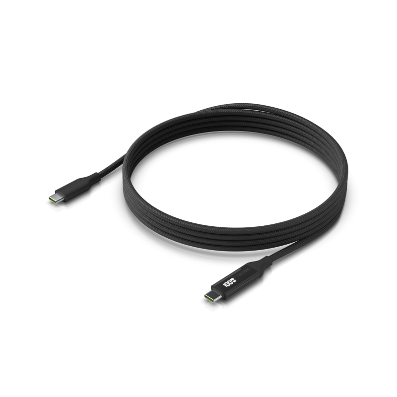 Ubiquiti CC1-U | Cable USB-C de 1 m con indicador de potencia de 100 W