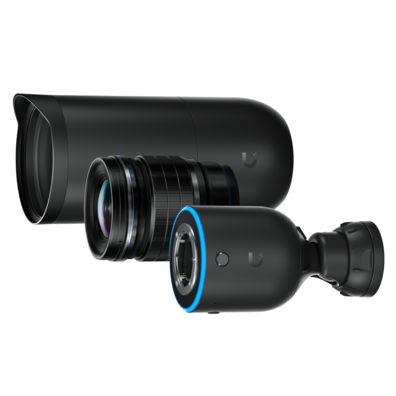 Ubiquiti UVC-AI-DSLR | Cámara IP AI DSLR 8 MP con lente de 17 mm