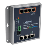 PLANET WGS-804HPT | Switch industrial PoE