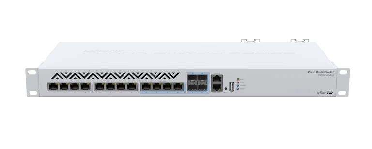 MikroTik CRS312-4C+8XG-RM | 10000 10G Cobre/SFP+