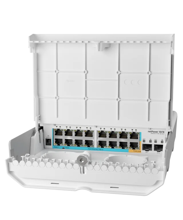 MikroTik NETPOWER-15FR | Switch industrial PoE