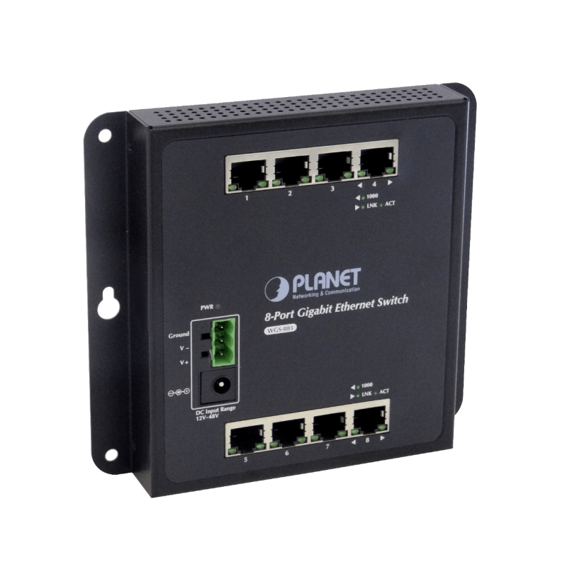 PLANET WGS-803 | Switch industrial