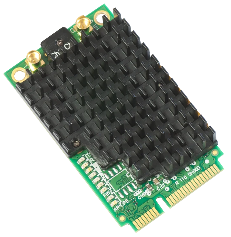 MikroTik R11e-5HacD tarjeta miniPCIe
