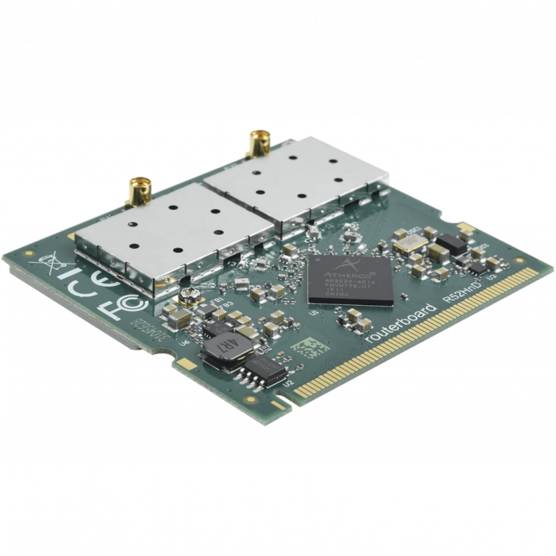 MikroTik R52HnD tarjeta miniPCI WiFi