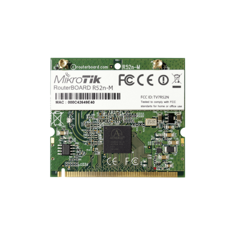 MikroTik R52nM tarjeta miniPCI WiFi