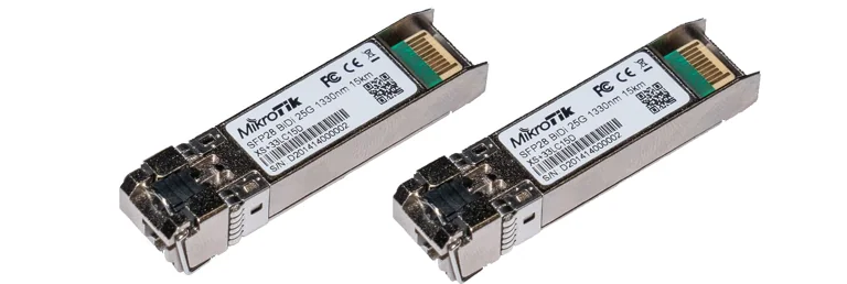MikroTik XS+2733LC15D módulos SFP28