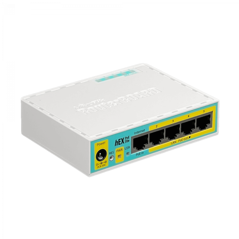 MikroTik hEX PoE lite router